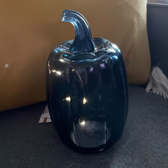 Target 🎯 Bullseye Playground Blue Glass lit Pumpkin - Picture 2 of 11